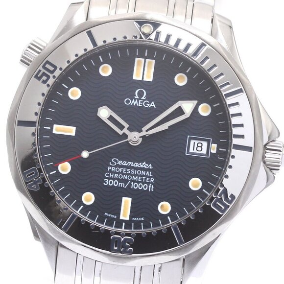OMEGA Seamaster300 2532.80 Date Navy Dial Automatic Men's Watch_872035 - Picture 1 of 6